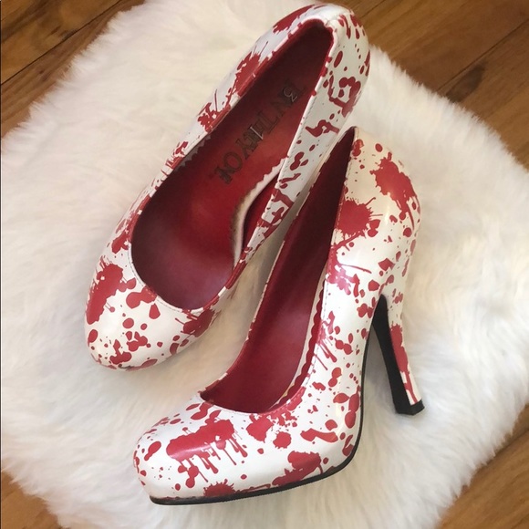 T3n th1rty One Shoes - Blood splattered heels